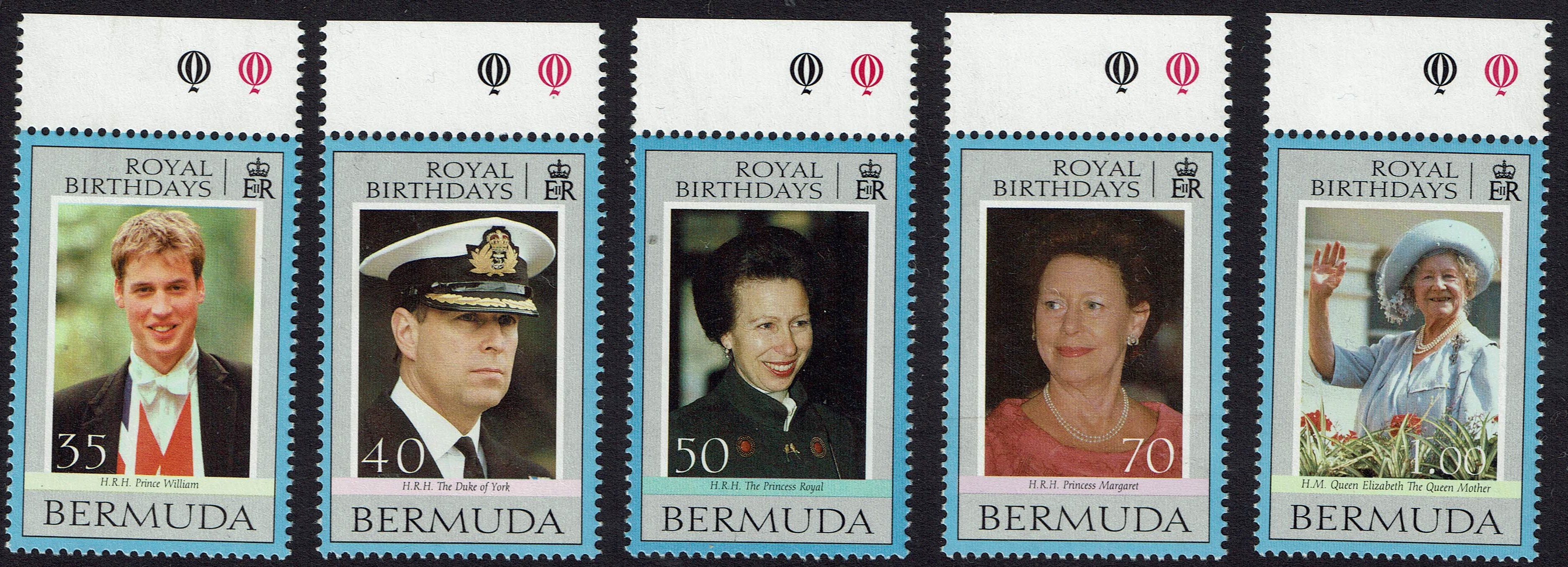 Bermuda SG 844-848